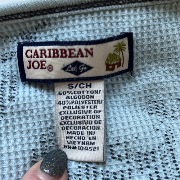 Caribbean Joe women’s top in light blue - Picture 8 of 8